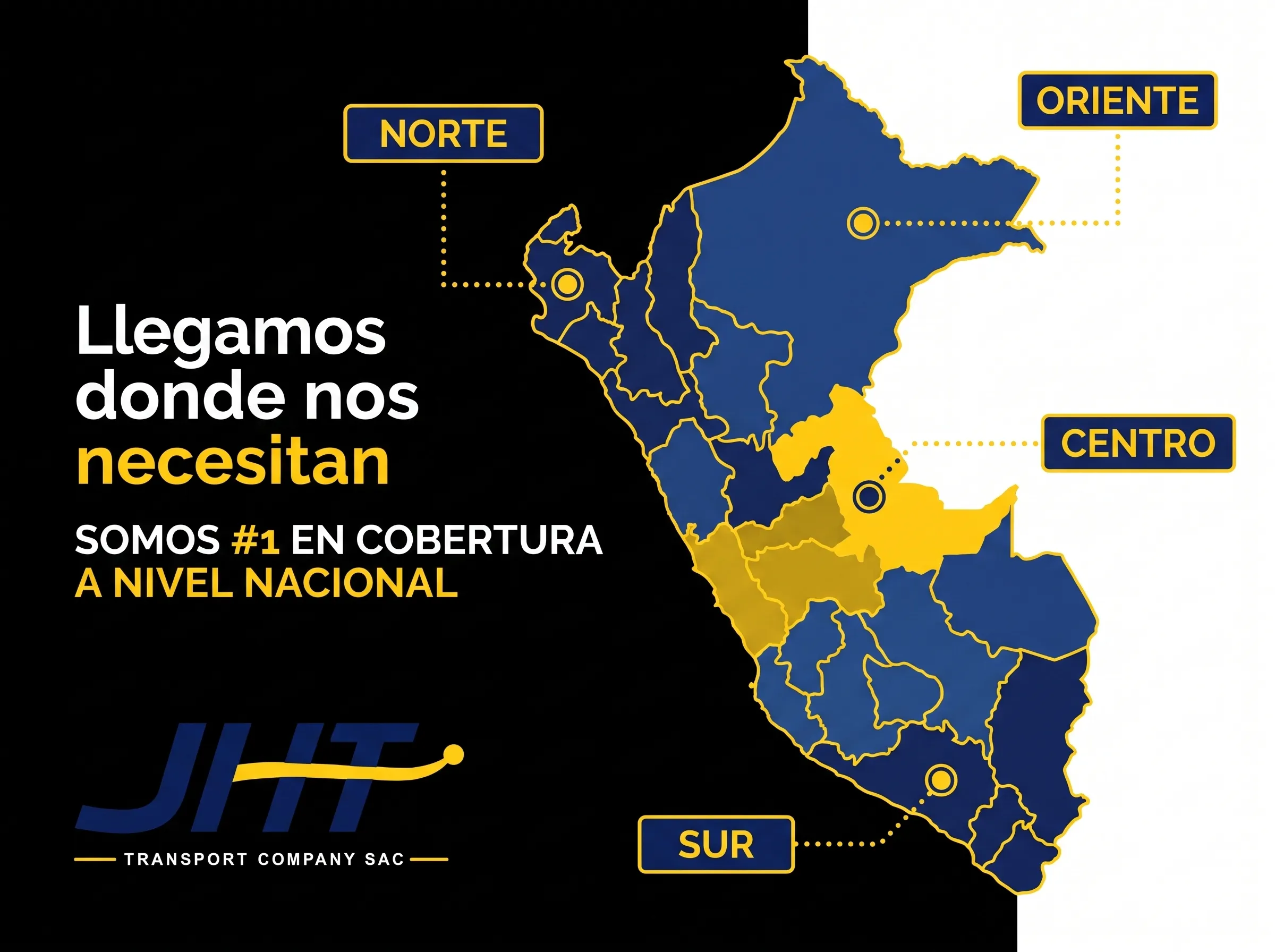 Mapa Cobertura Nacional JHT - Costa