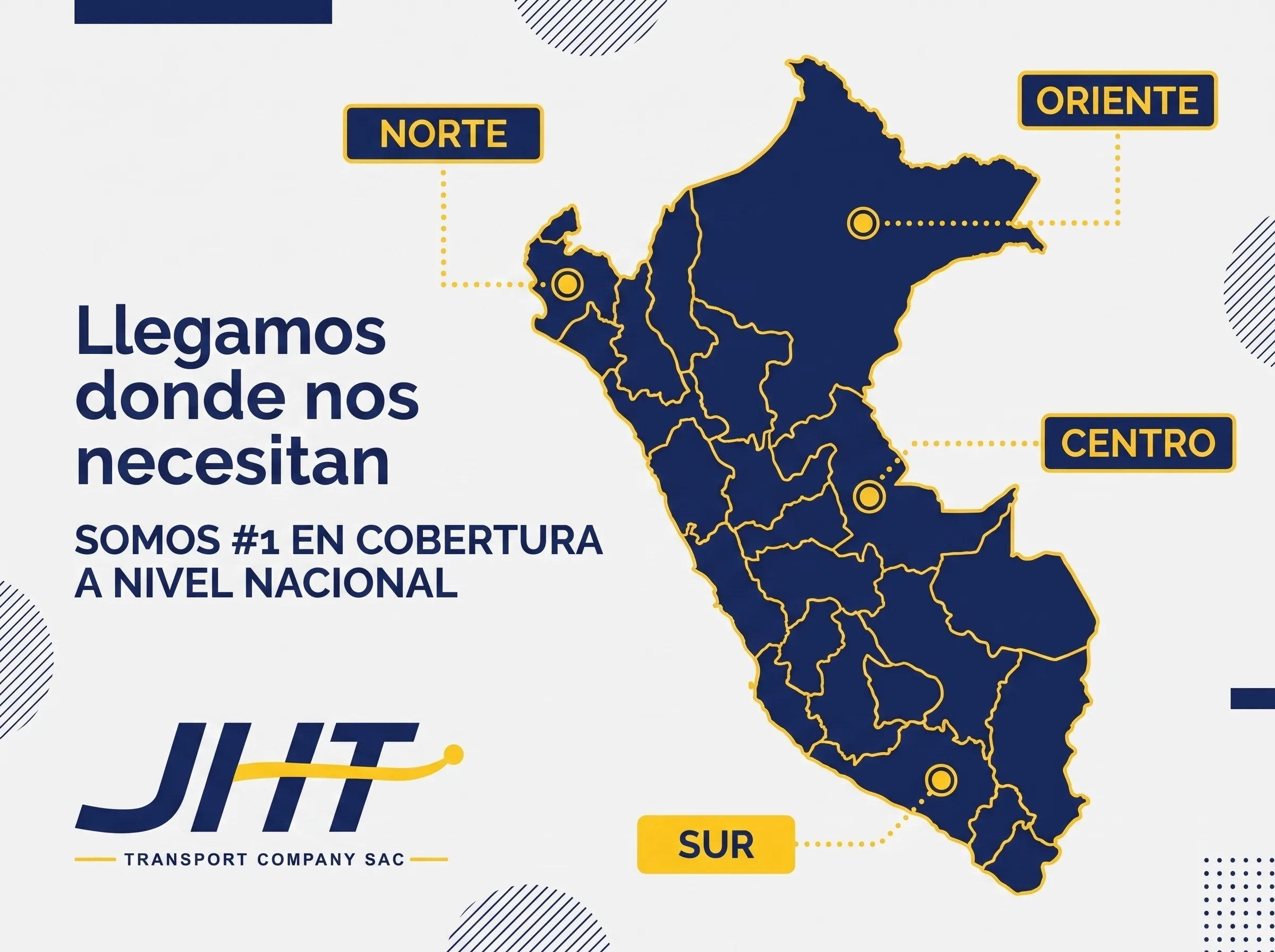 Mapa Cobertura Nacional JHT - Sierra