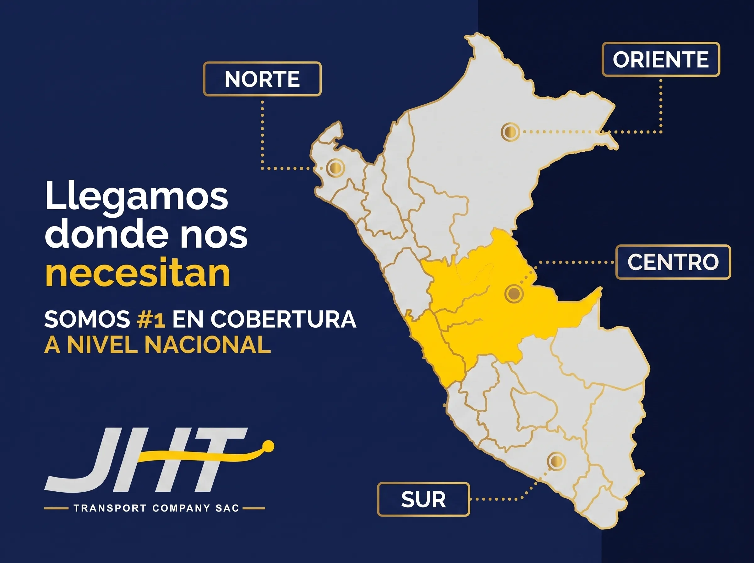 Mapa Cobertura Nacional JHT - Selva
